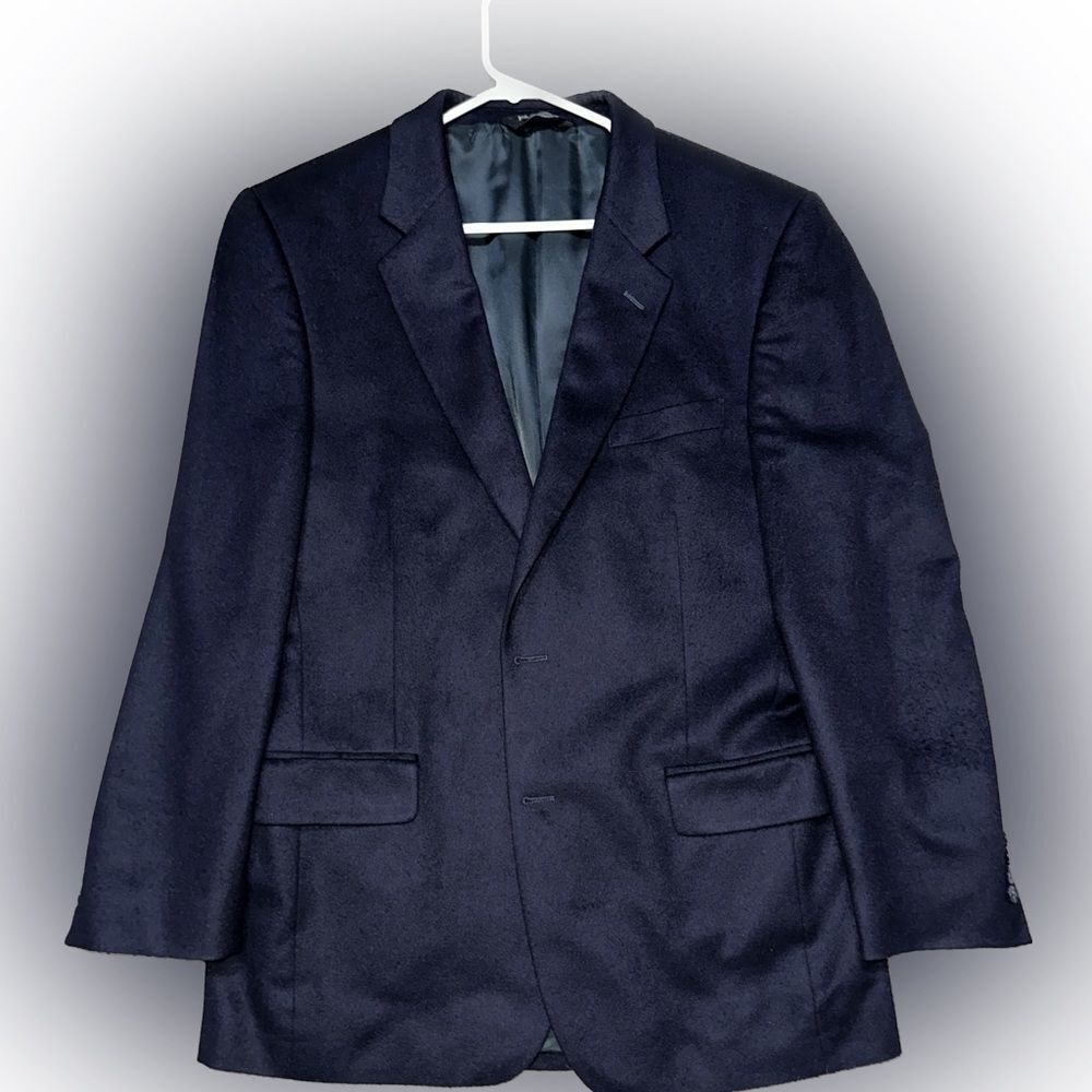 Navy Cashmere Blazer